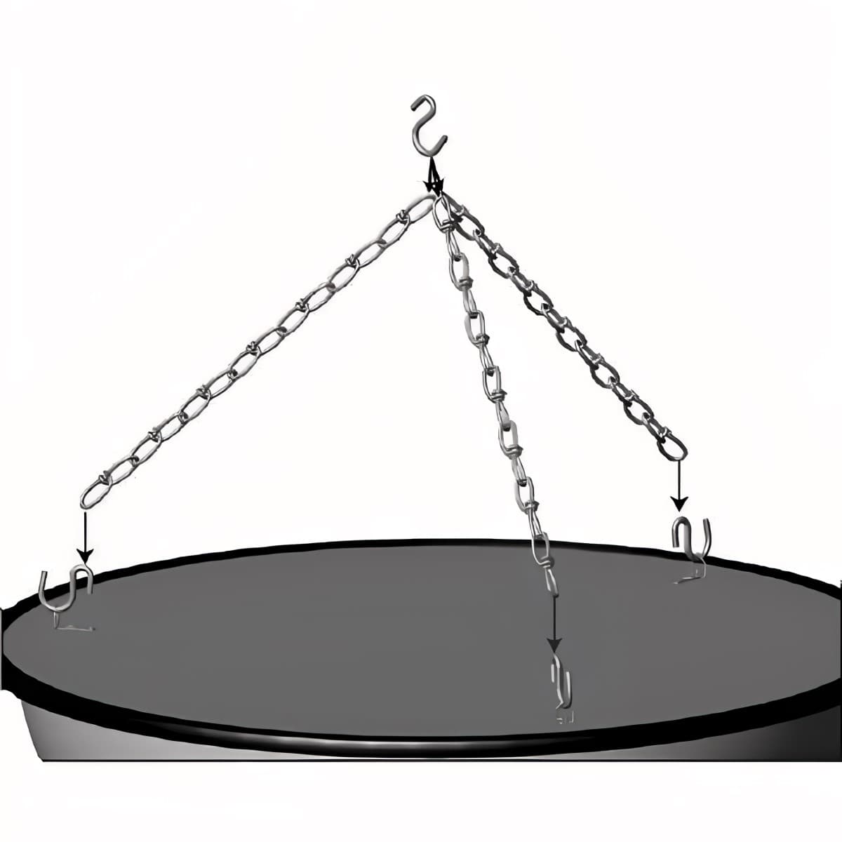 Full dome mirror with pendulum ceiling mount hardware
