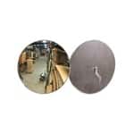 12-inch Acrylic Convex Mirror with Hardboard Back-Z-Bracket