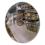 Outdoor Acrylic Convex Mirror with Galvanized Metal Back