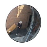 Outdoor Acrylic Convex Mirror with Heavy Duty Plastic Back